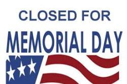 BPA Closed Monday (5/27) for Memorial Day